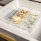Martha Stewart Brody 3 Pack Stack and Slide Plastic Tray Office Desktop Organizer, 3 x 7.5 BE-PB4516-3-CLR-MS - alternate 6